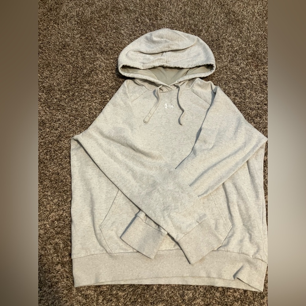 Under Armour Women's Light Gray Hoodie